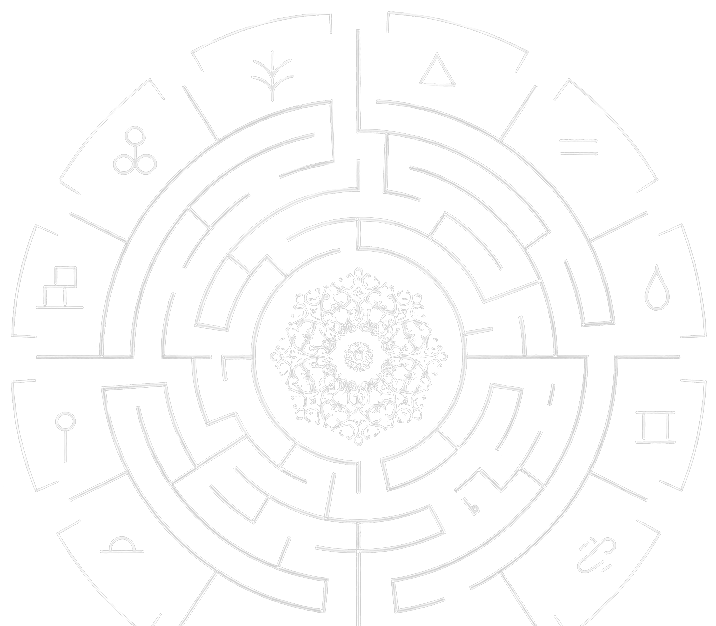 Linee mistiche che rappresentano il calcolo del lignaggio